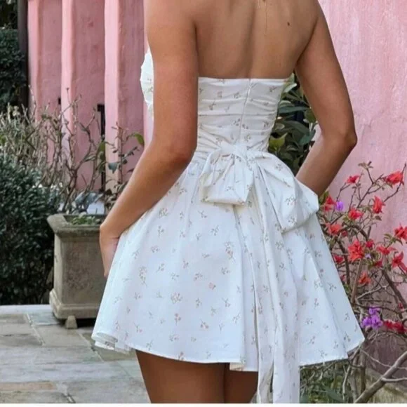 BABY BOO FASHION KATRINA MINI DRESS , PERFECT FOR BRIDAL SHOWERS & TEA PARTIES - Picture 5 of 14